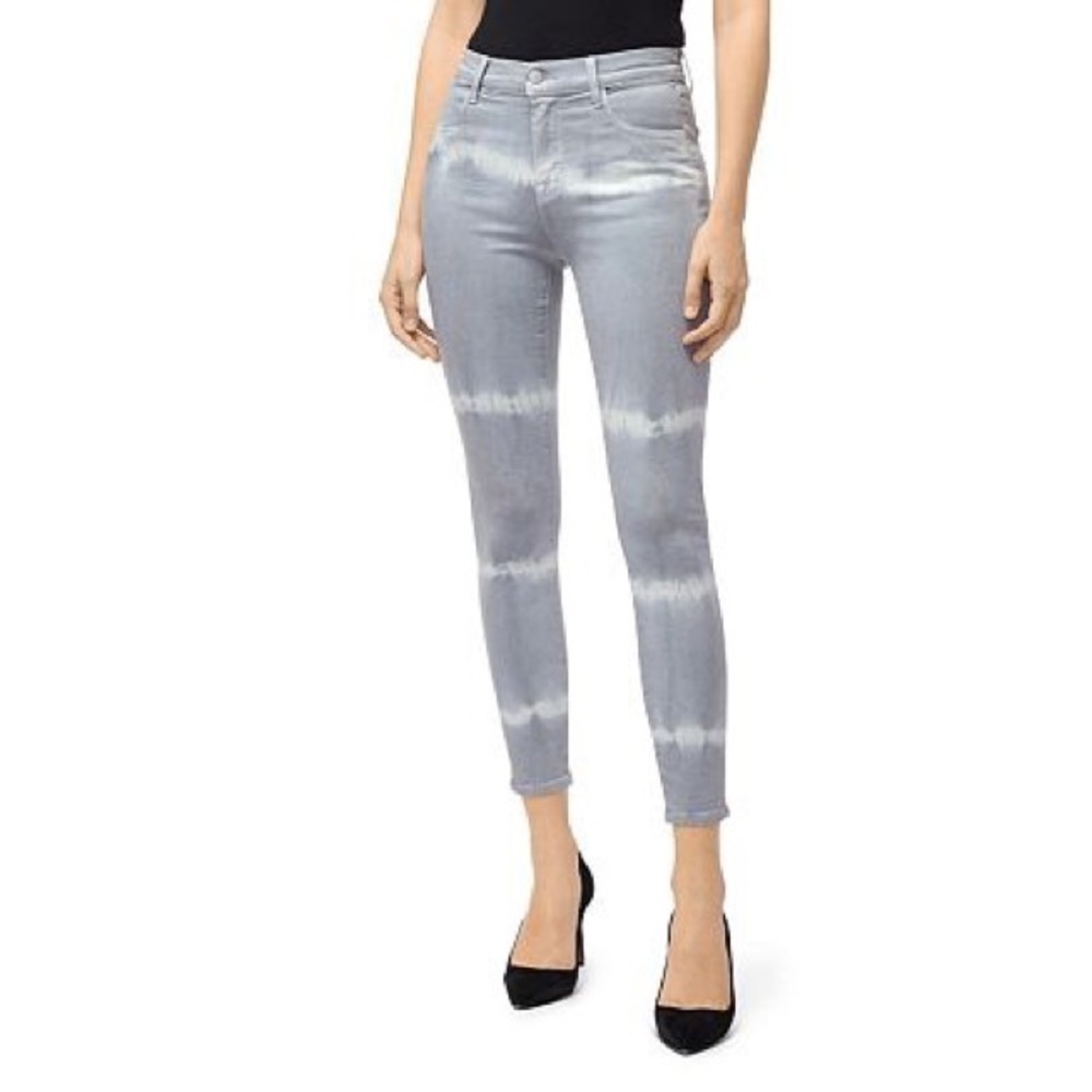 J Brand Gray Alana Georgetown Shockwave High-Rise Skinny Crop Jeans NWT Size 29